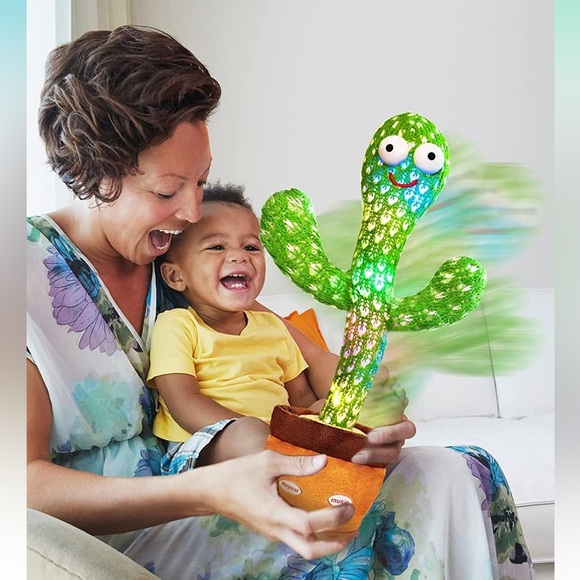 Dancing Cactus Toy Talking Cactus Baby Toys,Singing Mimicking Cactus Toy - Picture 3 of 8